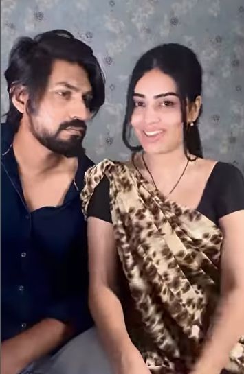 Pratiksha Bankar with Vishal Bankar