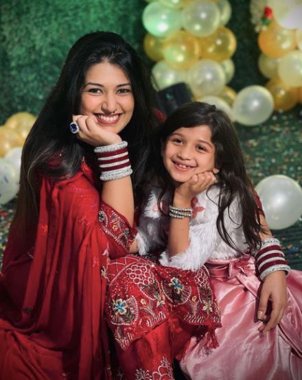 Rasha with Her Daughter