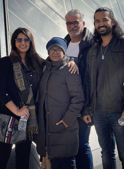 Rasha with Her Father, Mother and Brother