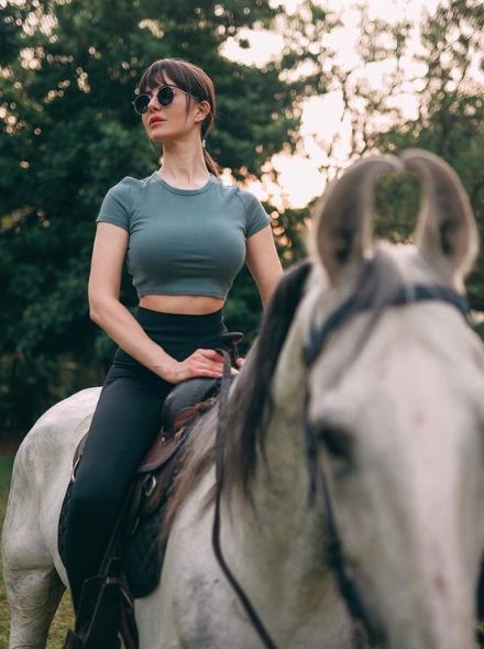 Giorgia with horse