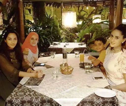 Nora Fatehi with her Family
