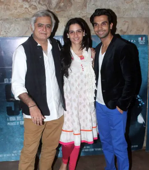 Prabhleen with Rajkumar Rao and Famous Director