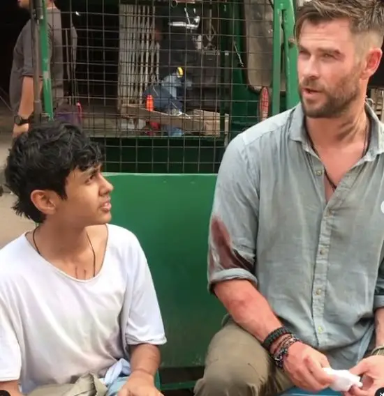 Rudhraksh with Chris Hemsworth