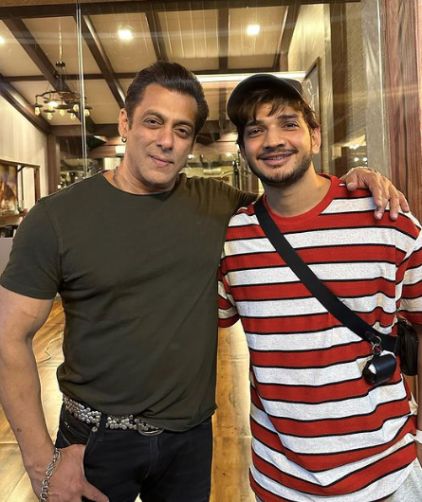 Faruqui with Salman Khan