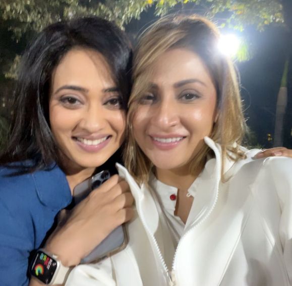 Urvashi Dholakia with Shweta Tiwari